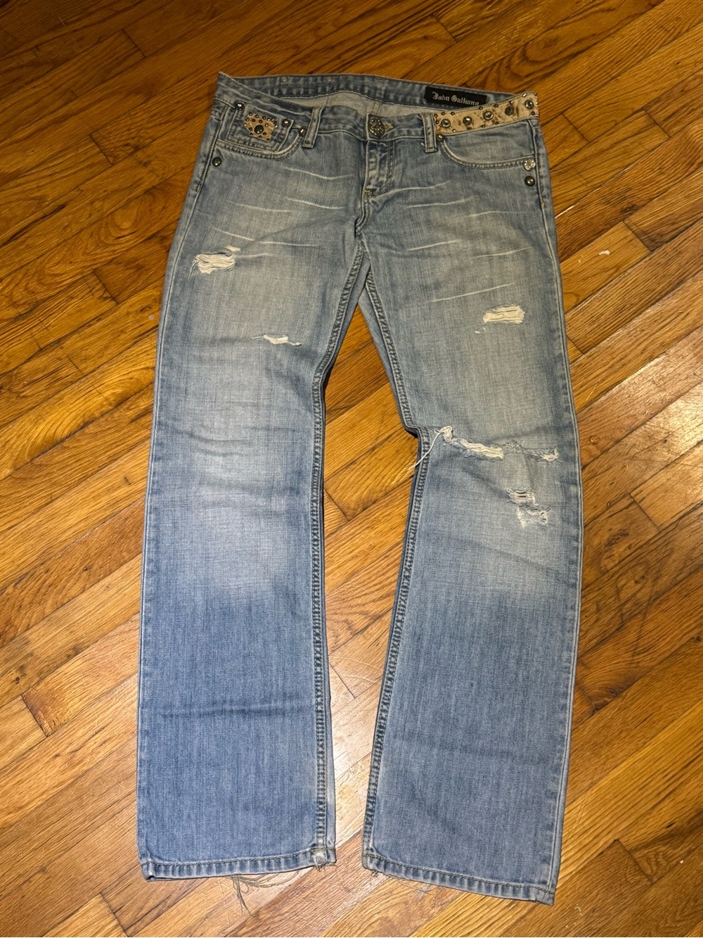Vintage John Galliano Light Wash Jeans (31)